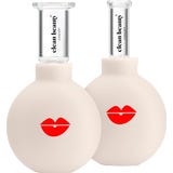 Clean Beauty Concept Glass Cupping Face