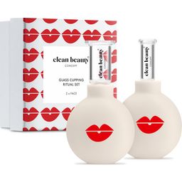 Clean Beauty Concept Glass Cupping arcra - 2 darab