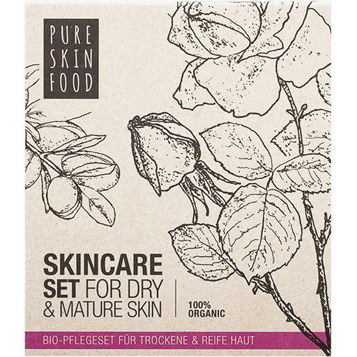 Organic Skincare Set For Dry & Mature Skin - 1 компл.