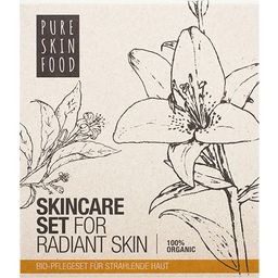 Pure Skin Food Bio negovalni set za sijočo kožo - 1 set.