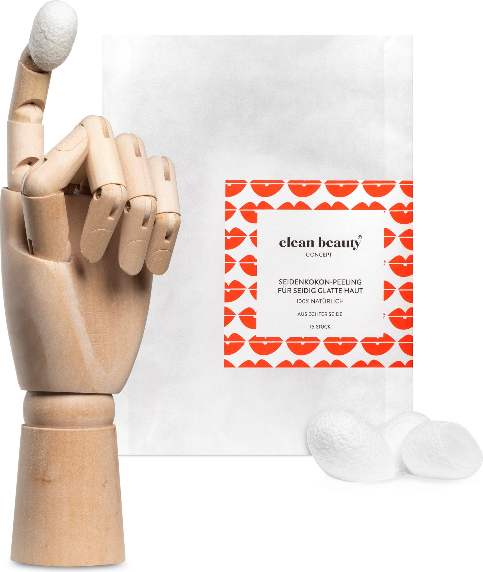 Clean Beauty Concept Silk Cocoon Scrub  