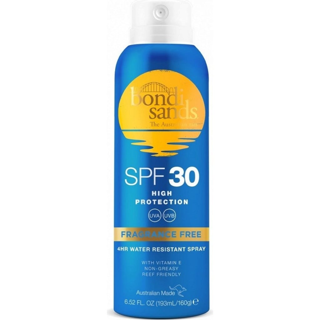 Bondi Sands SPF30 Fragrance Free Aerosol Spray Bondi Sands SPF30 Fragrance Free Aerosol Spray