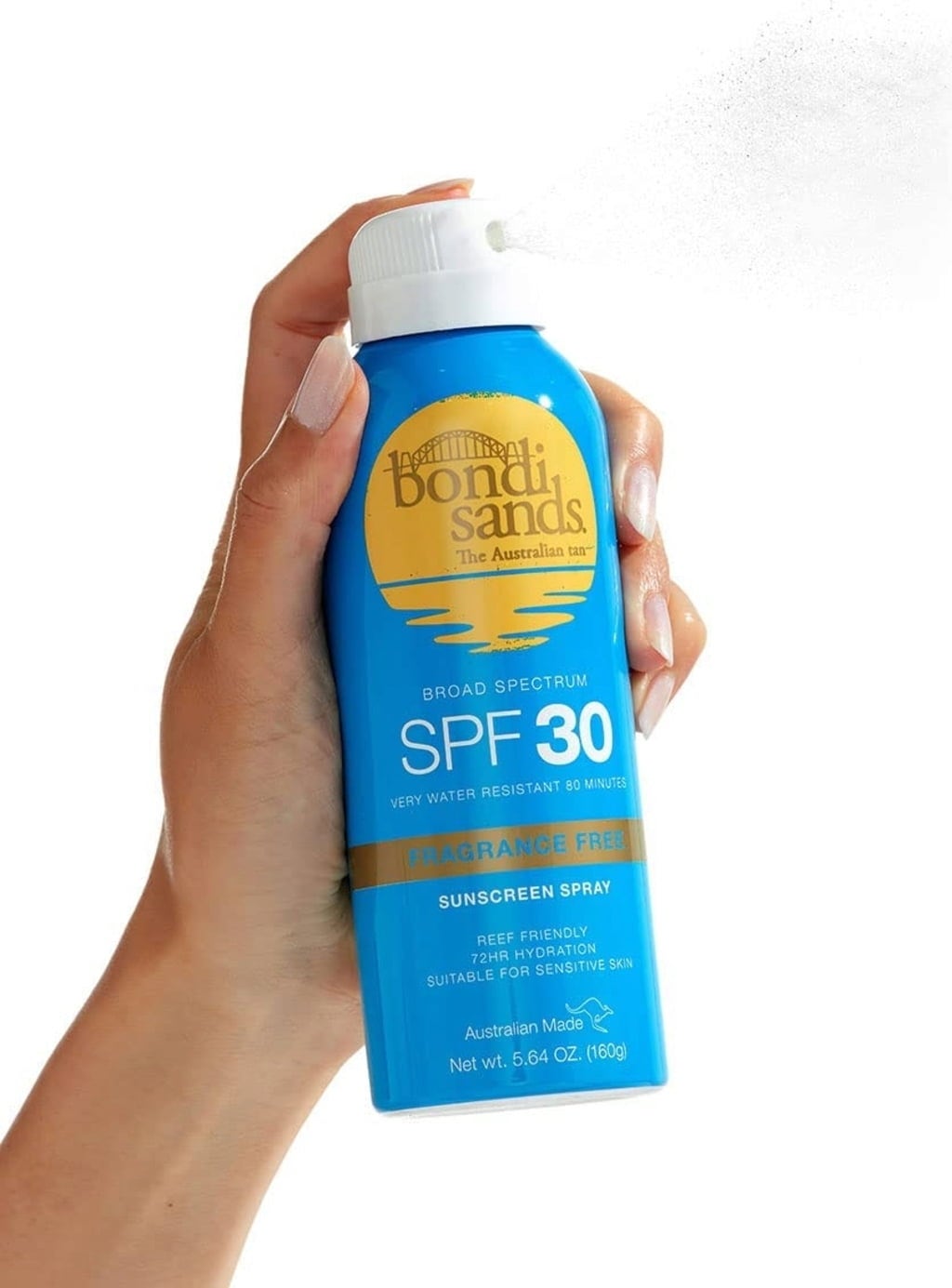 Bondi Sands SPF 30 Aerosol Mist Spray Fragrance Free - 160 g