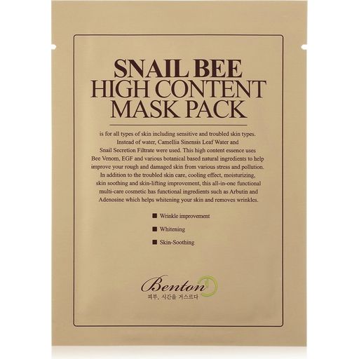 Benton Snail Bee High Content Mask - 1 pcs