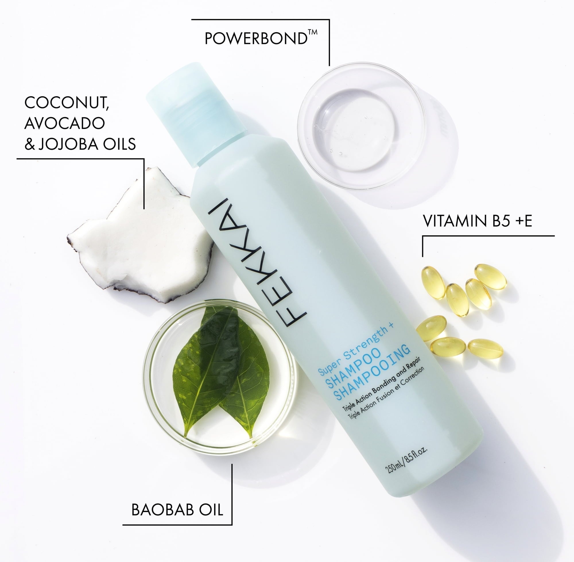 FEKKAI Super Strength+ Shampoo - 250 ml
