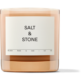 SALT & STONE Black Rose & Oud Scented Candle