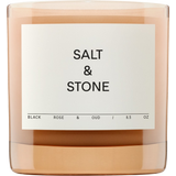 SALT & STONE Black Rose & Oud Scented Candle