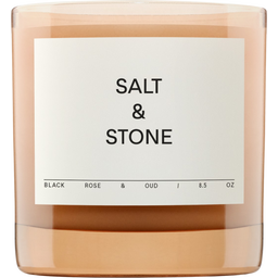 SALT & STONE Black Rose & Oud Scented Candle - 240 g