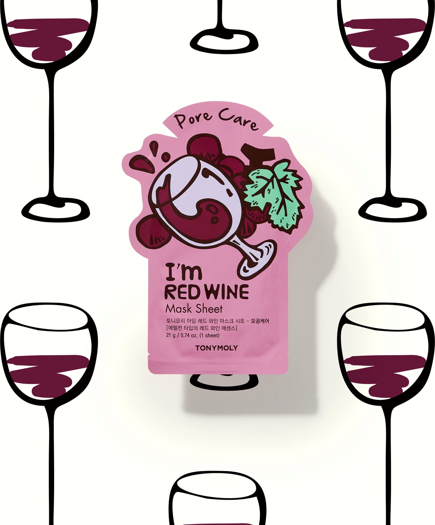 Tonymoly I´m Red Wine Mask Sheet - 1 Stk