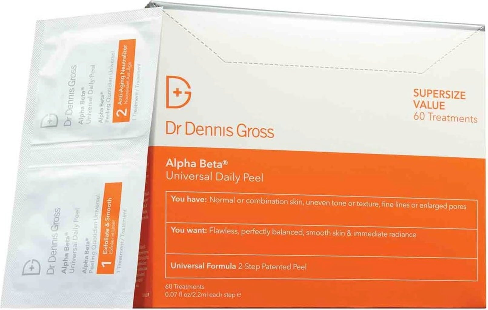 Alpha Beta® Peel Universal Formula, 60 pièces
