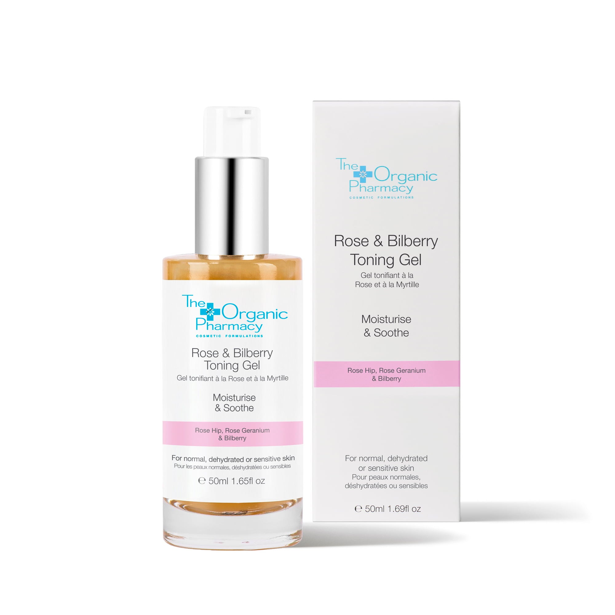 The Organic Pharmacy Rose & Bilberry Toning Gel - 50 ml