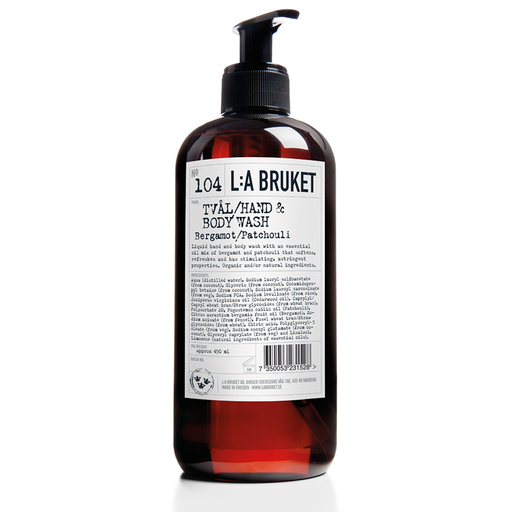 L:A BRUKET No. 104 Liquid Soap Bergamot/Patchouli