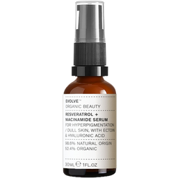 Evolve Organic Beauty Resveratrol + Niacinamide Serum - 30 ml