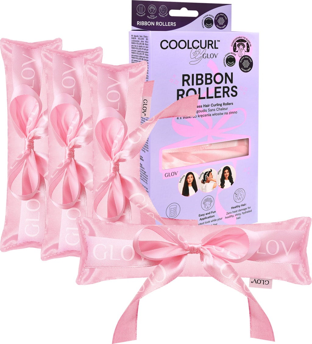 GLOV COOLCURL™ Ribbon Rollers - Pink