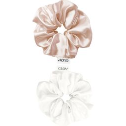 GLOV Scrunchies 2 Pack S - Champagne/White