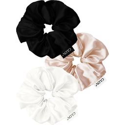 GLOV Scrunchies 3 Pack M - Champagne/Black/White