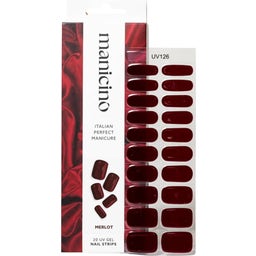 Manicino UV Gel Nail Strips - Merlot