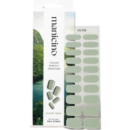 Manicino UV Gel Nail Strips - Cloudy Grey