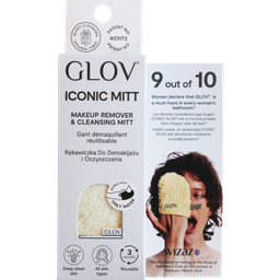 Iconic Mitt - Make up Remover and Cleansing Mitt - Ivory