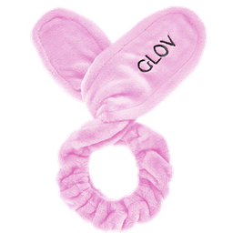 Bunny Ears Headband - 2in1 Hair Protecting Headband & Hair Tie - Pink