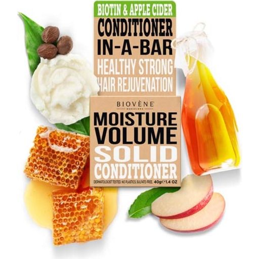 Moisture Volume - Biotin & Apple Cider Solid Conditioner Bar - 40 g