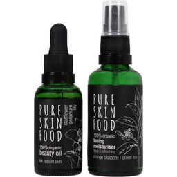 Pure Skin Food Organic Skincare Set for Radiant Skin - 1 set