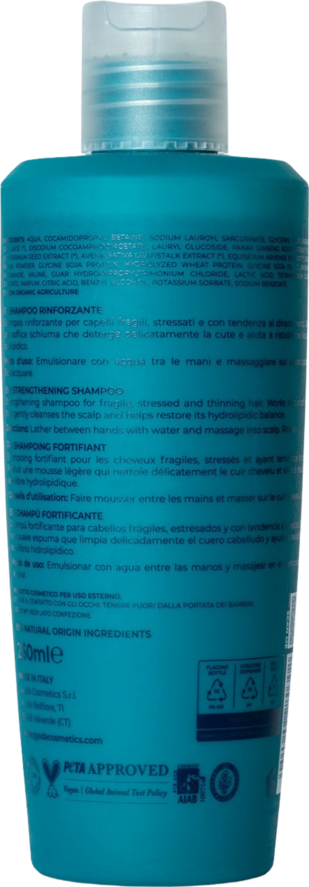 GYADA Strengthening Shampoo with Spirulina - 250 ml