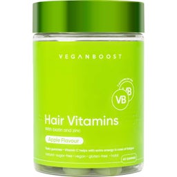 Veganboost Hair Vitamins Tasty Gummies  - Apple