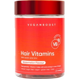 Veganboost Hair Vitamins Tasty Gummies  - Watermelon