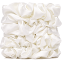 Veganboost Satin Scrunchie, Big Size - White