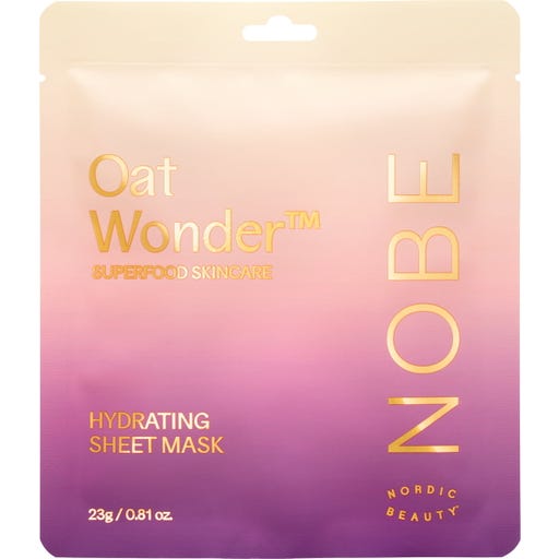 NOBE Nordic Beauty Oat Wonder® Hydrating Sheet Mask - Cosmeterie