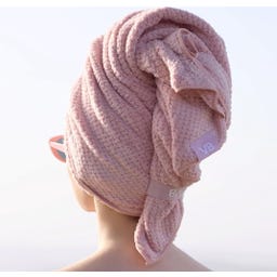 Veganboost Hair Towel - Rose Quartz