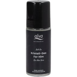 Alva Naturkosmetik Déodorant Roll-On Cristal FOR HIM