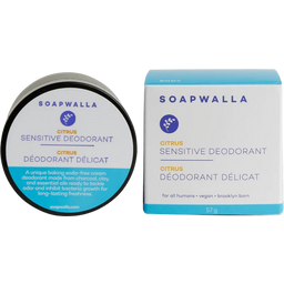 Soapwalla Sensitive Citrus dezodor krém - 56,60 g