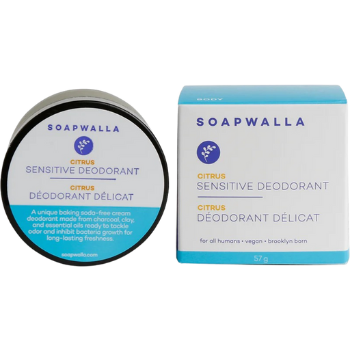 Soapwalla Déodorant Crème Délicat Citrus - 56,60 g