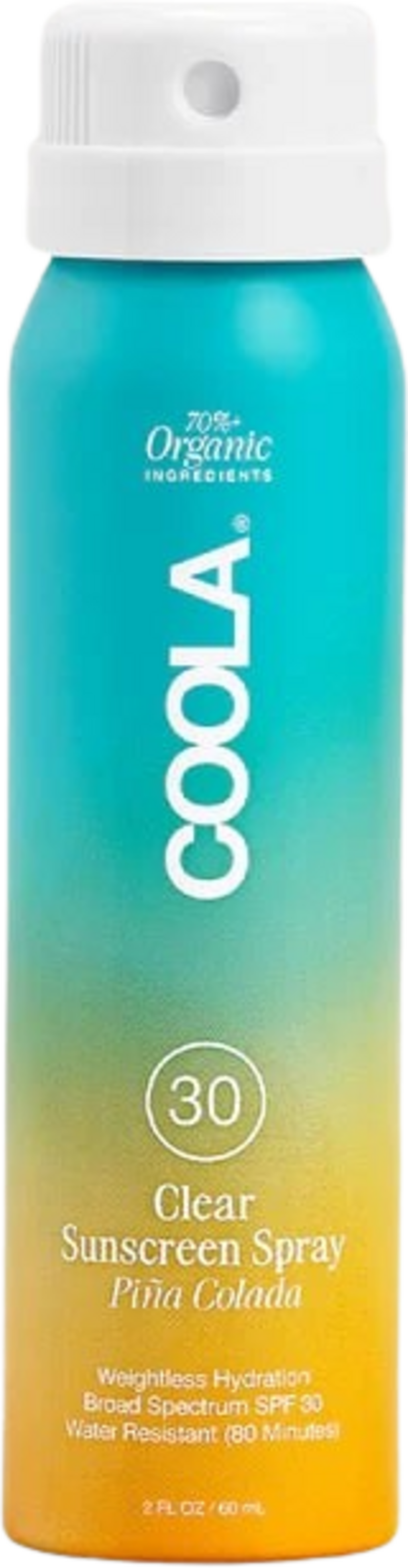 Clear Sunscreen Spray SPF 30, Piña Colada (148 ml)