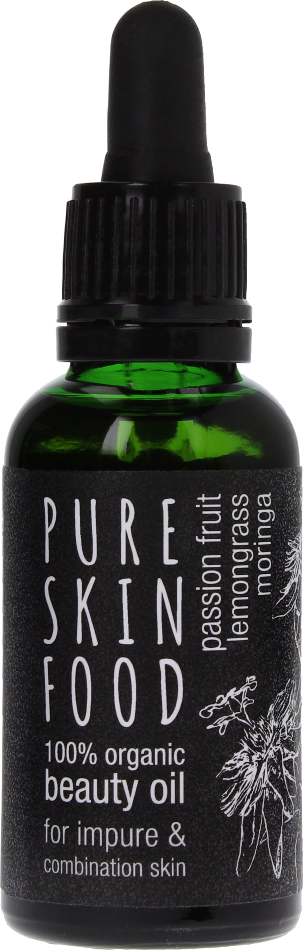 Organic Beauty Oil Passion Fruit, Lemongrass & Moringa