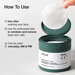 Anua Heartleaf 77% Clear Pad - 70 pz.