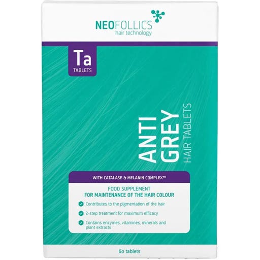 grey hair l glutathione Neofollics Anti-Grey Tablets, 60 pieces Dextrose