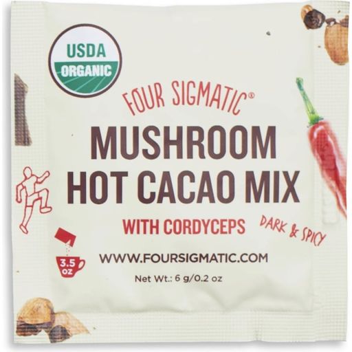 Mushroom Hot Cacao Mix with Cordyceps - 10 pièces